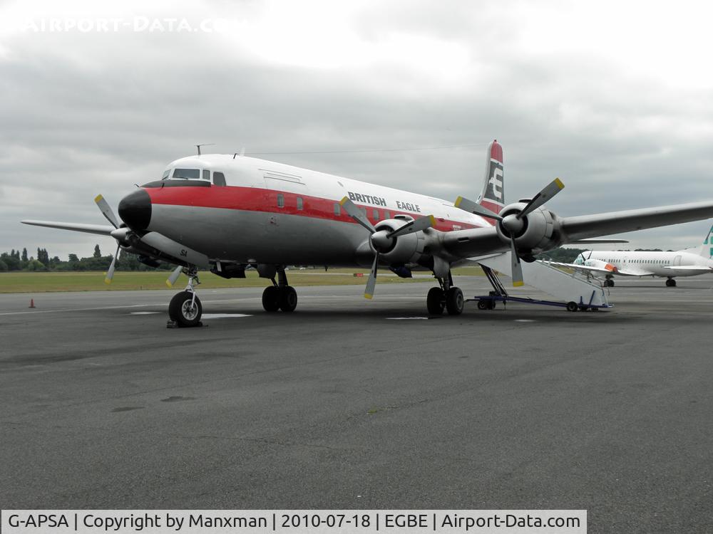 G-APSA, 1958 Douglas DC-6A C/N 45497, Air Atlatiques well preseved DC-6