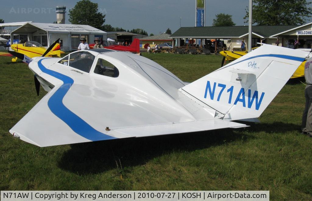 N71AW, 2010 Dyke JD-2 Delta C/N 1123, EAA AirVenture 2010