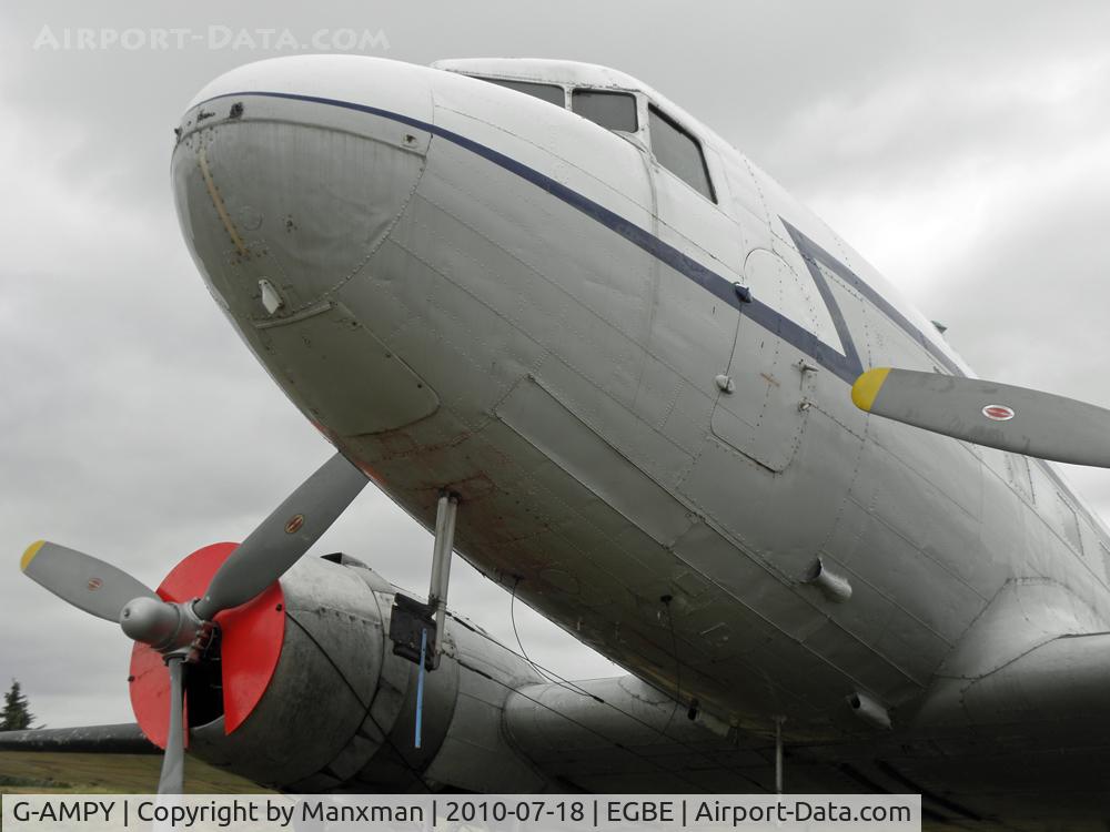 G-AMPY, 1944 Douglas C-47B-15-DK Dakota 4 C/N 26569, Nose of DC-3 G-AMPY/KK116