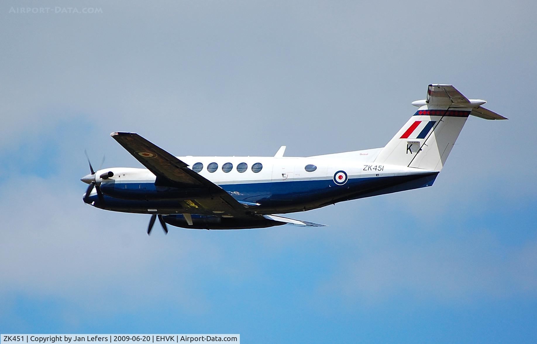 ZK451, 2003 Raytheon B200 King Air C/N BB-1830, Royal Air Force