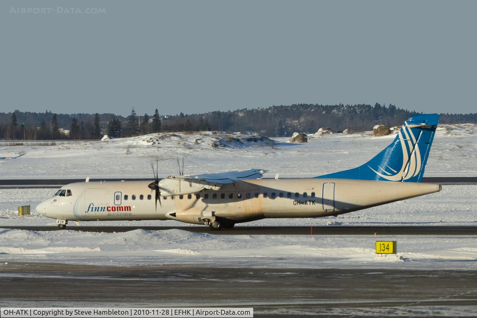 OH-ATK, 2009 ATR 72-212A C/N 848, Taken from inside Terminal 2