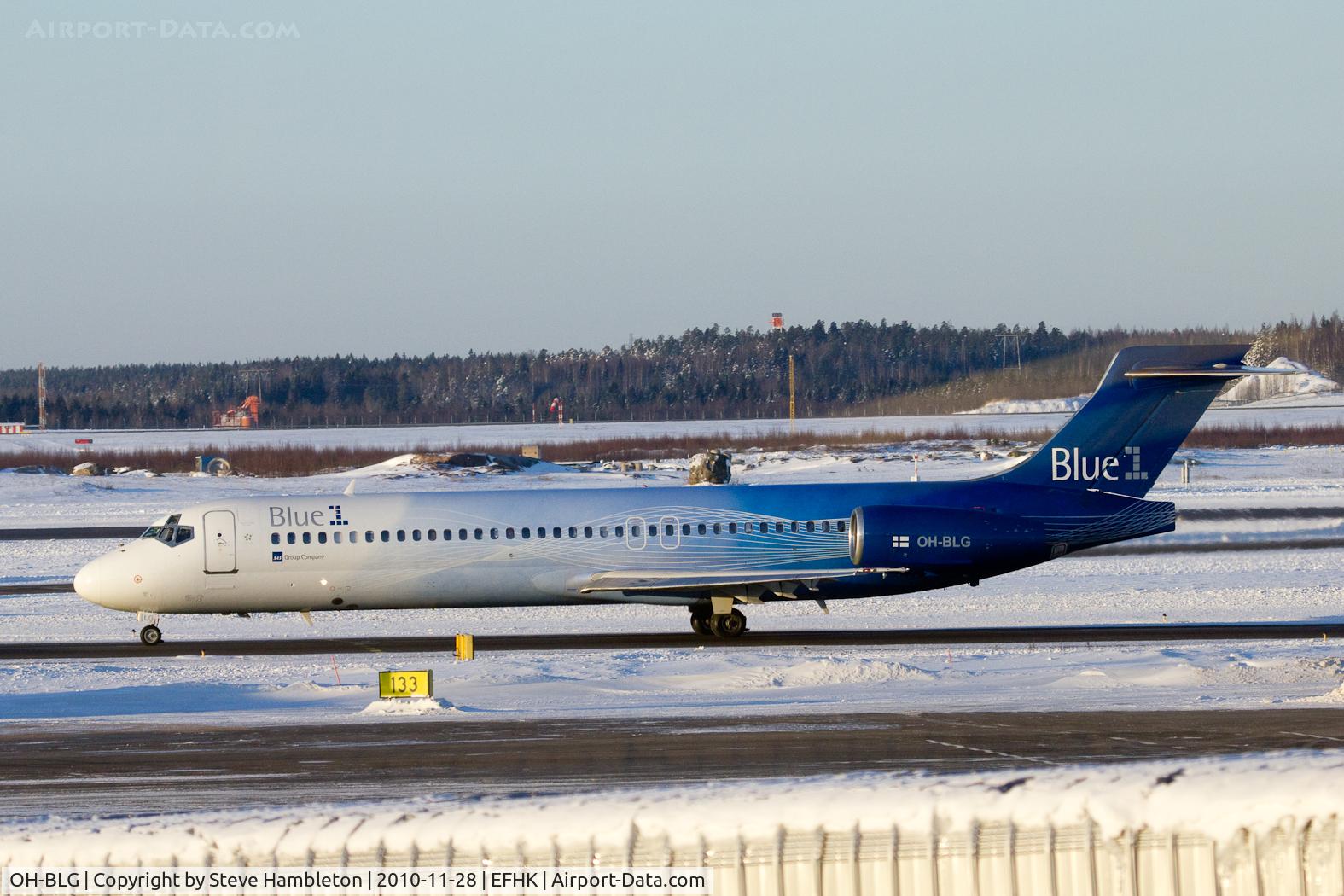OH-BLG, 2000 Boeing 717-2CM C/N 55059, Taken from inside Terminal 2