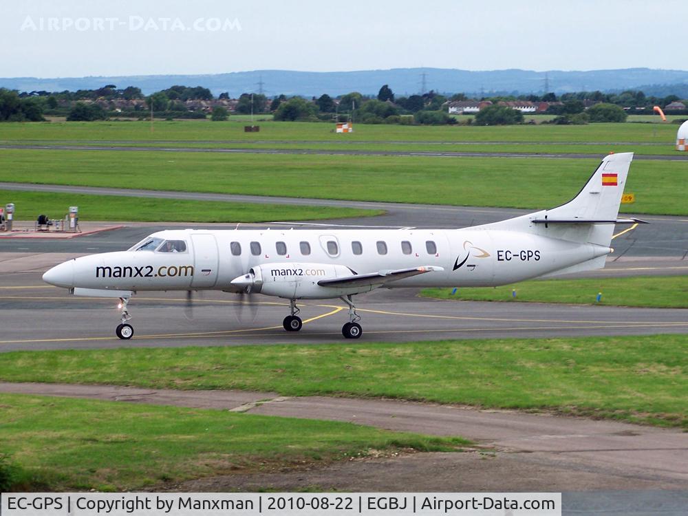 EC-GPS, 1988 Fairchild SA-227AC Metro III C/N AC-722, Like back at home for me. The Manx2 flight arrives
