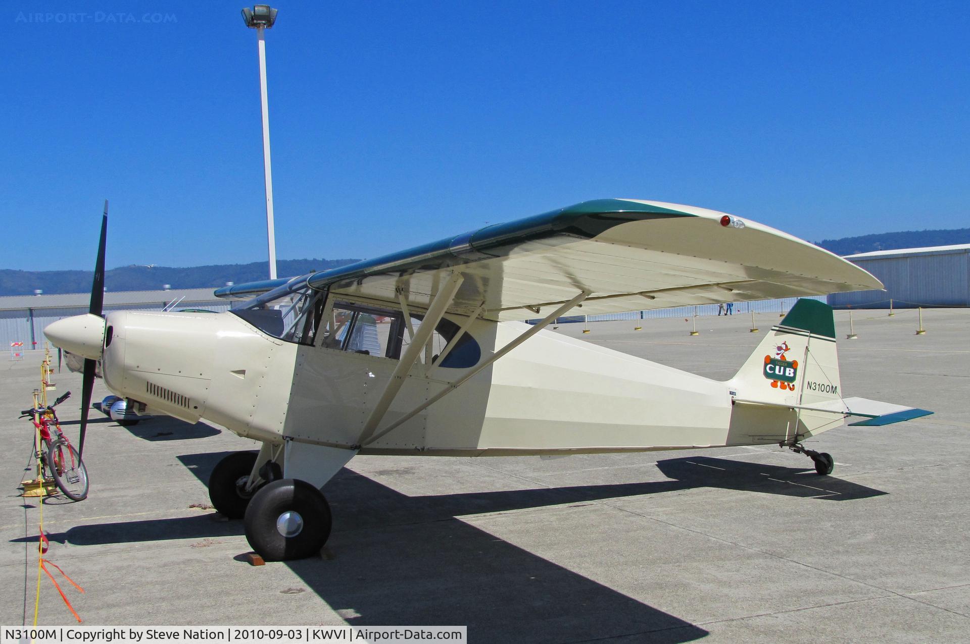 N3100M, 1947 Piper PA-12 Super Cruiser C/N 12-1786, Locally-based 1947 Piper PA-12 with tail logo and Tigger cartoon @ 2010 Watsonville Fly-In