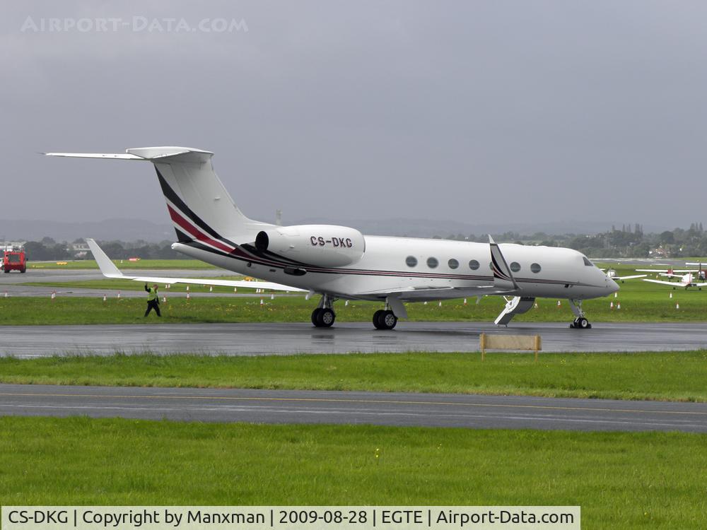 CS-DKG, 2007 Gulfstream Aerospace GV-SP (G550) C/N 5127, Netjets Gulfstream in EGTE