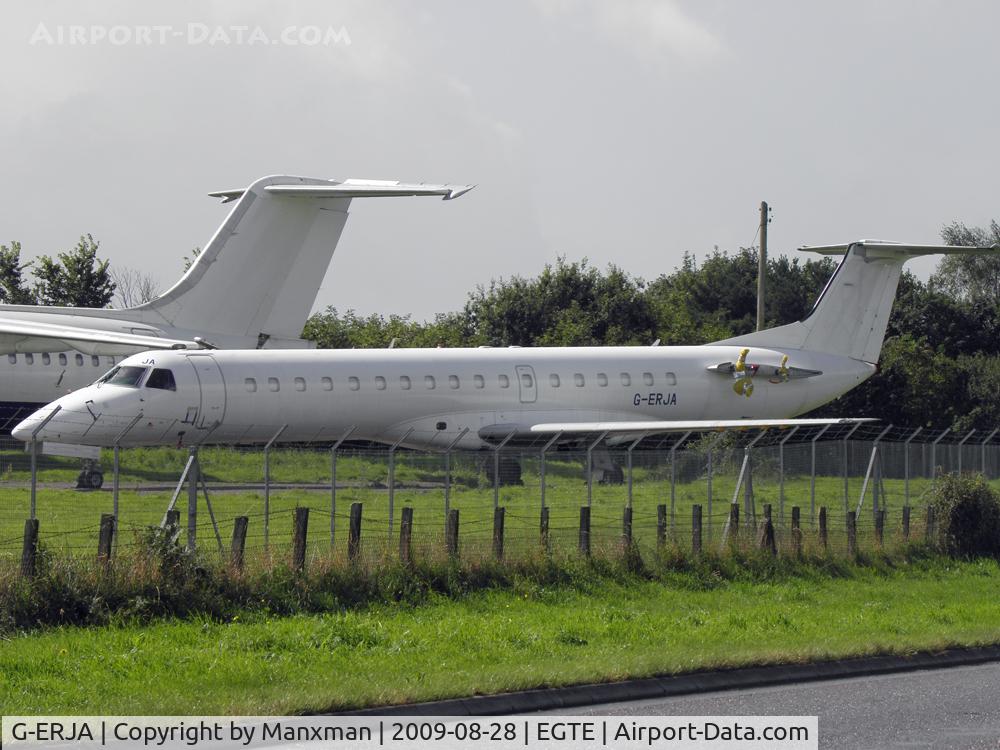 G-ERJA, 2000 Embraer EMB-145EP (ERJ-145EP) C/N 145229, Stored @ Exeter