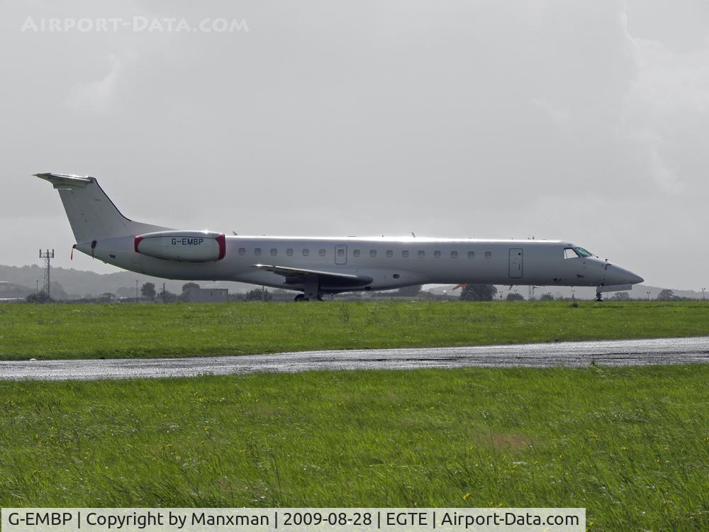 G-EMBP, 2000 Embraer EMB-145EU (ERJ-145EU) C/N 145300, Ex-Flybe E145 stored @ Exeter