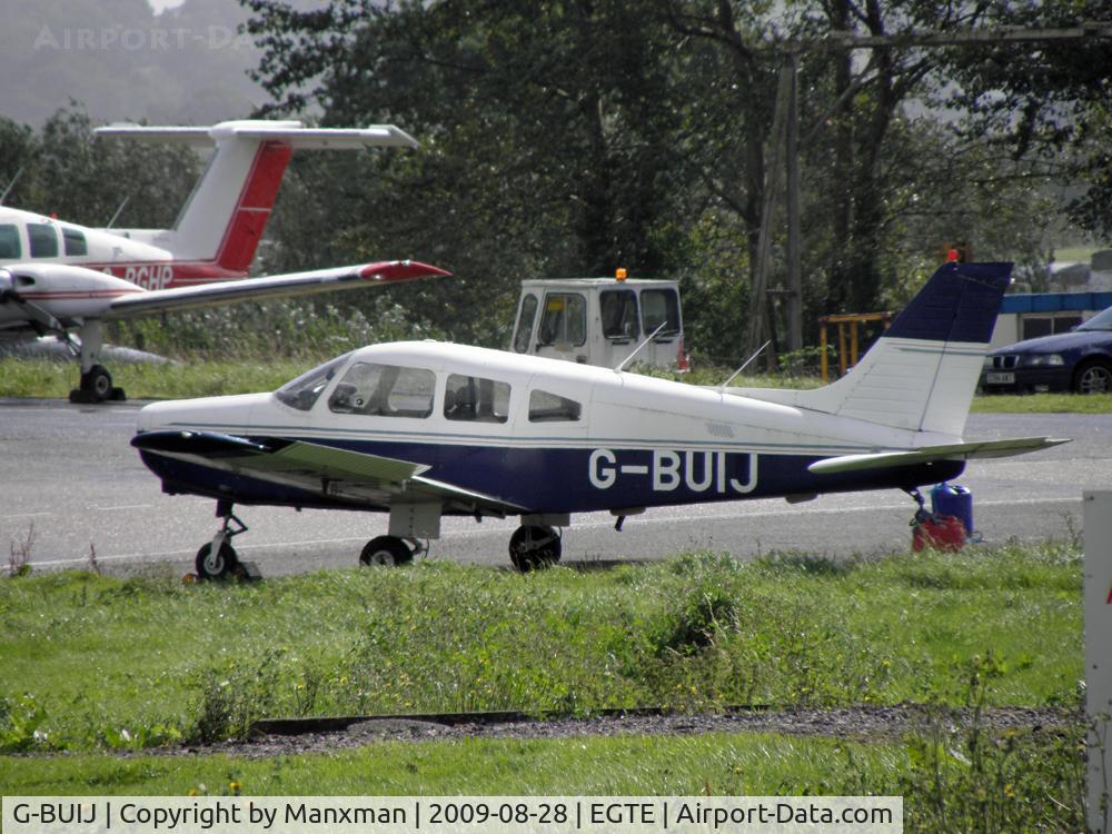 G-BUIJ, 1981 Piper PA-28-161 C/N 28-8116210, Piper PA-28 @Exeter