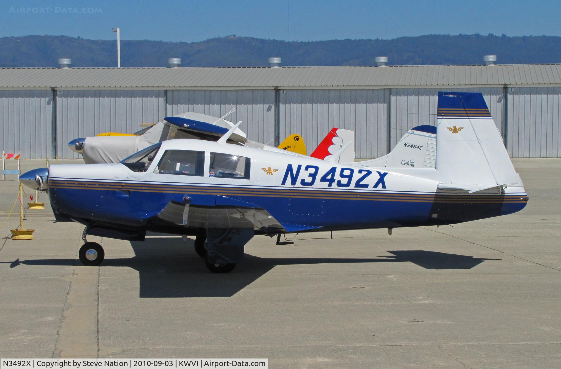 N3492X, 1966 Mooney M20C Ranger C/N 3426, Santa Clara County-based 1966 Mooney M20C visiting @ 2010 Watsonville Fly-in
