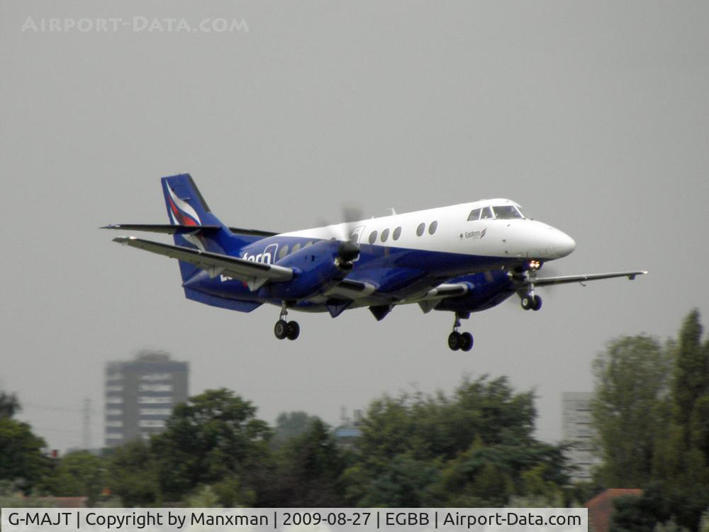 G-MAJT, 1994 British Aerospace Jetstream 41 C/N 41040, Eastern Airways J41 leaves BHX
