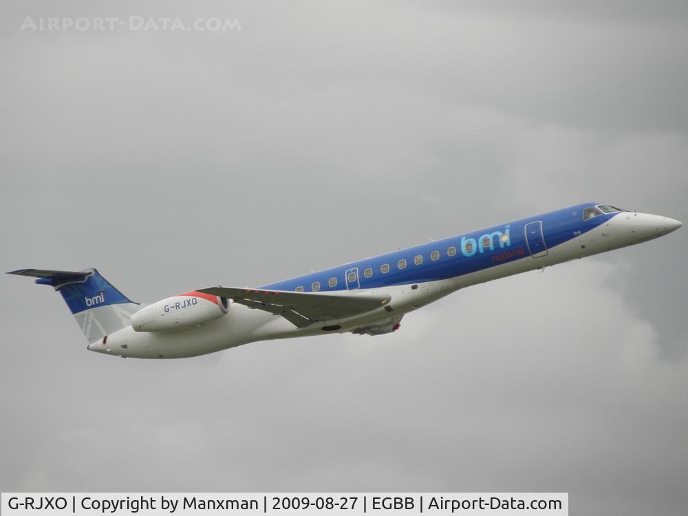 G-RJXO, 2000 Embraer ERJ-145MP (EMB-145MP) C/N 145339, bmi Regional E145 G-RJXO climbs out of BHX