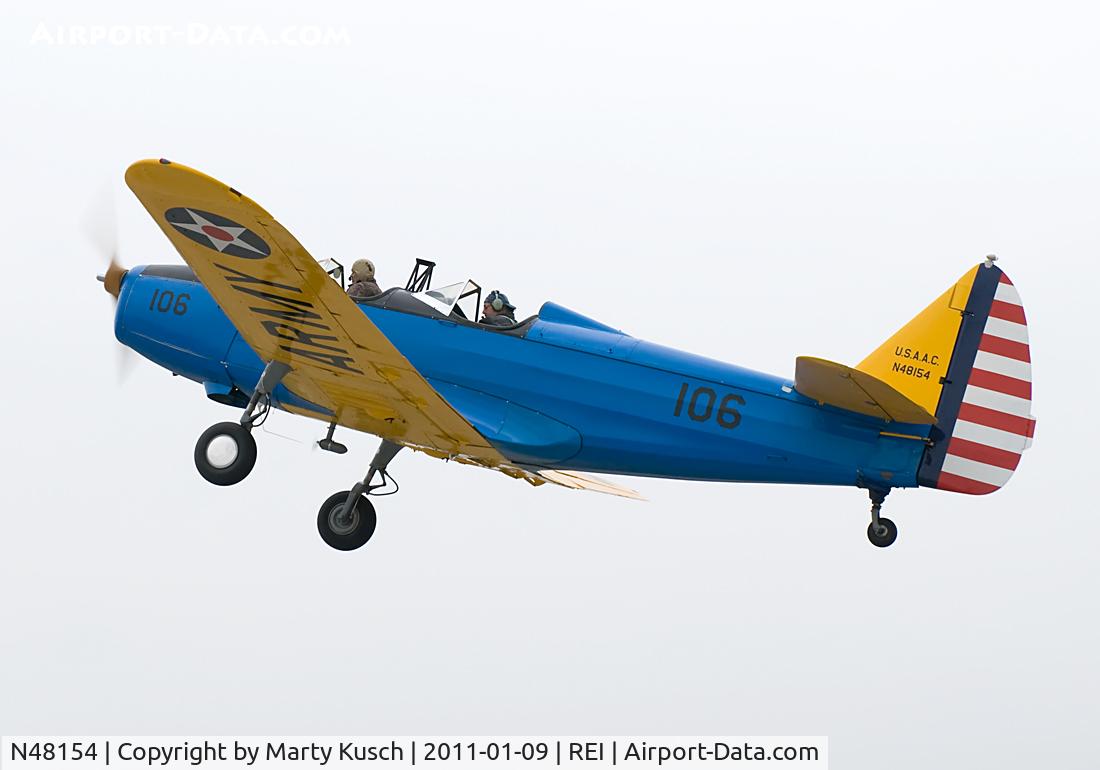 N48154, 1943 Fairchild M-62A C/N T437053, Departing Runway 26.