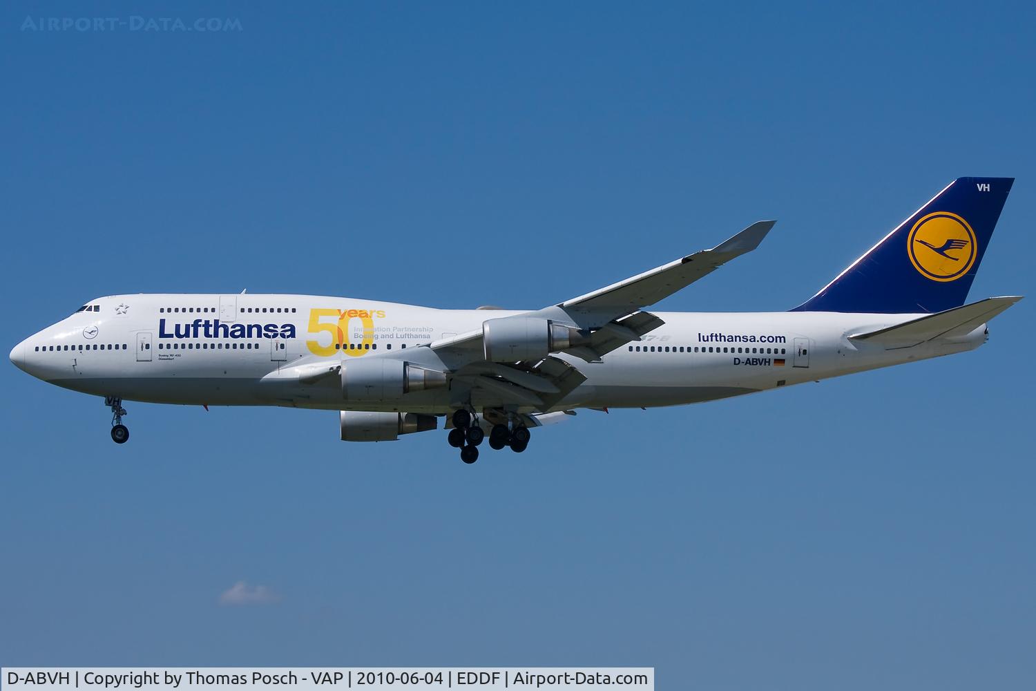 D-ABVH, 1991 Boeing 747-430 C/N 25045, Lufthansa