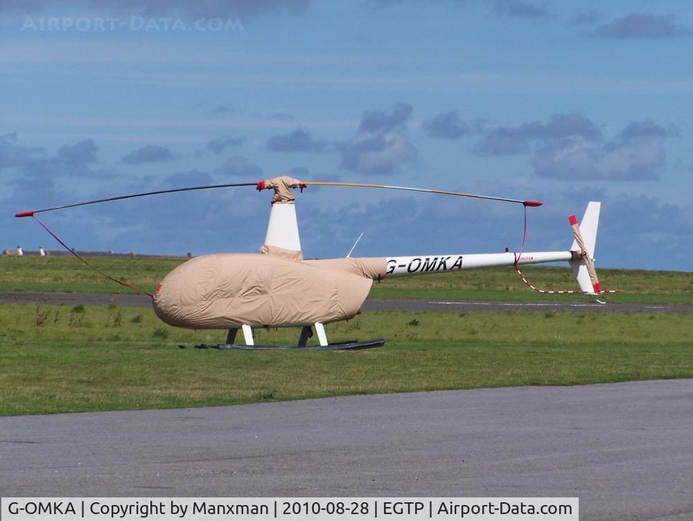 G-OMKA, 2006 Robinson R44 II C/N 11533, This R44 under wraps