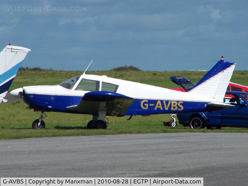 G-AVBS, 1967 Piper PA-28-180 Cherokee C/N 28-3938, Parked at Perranporth