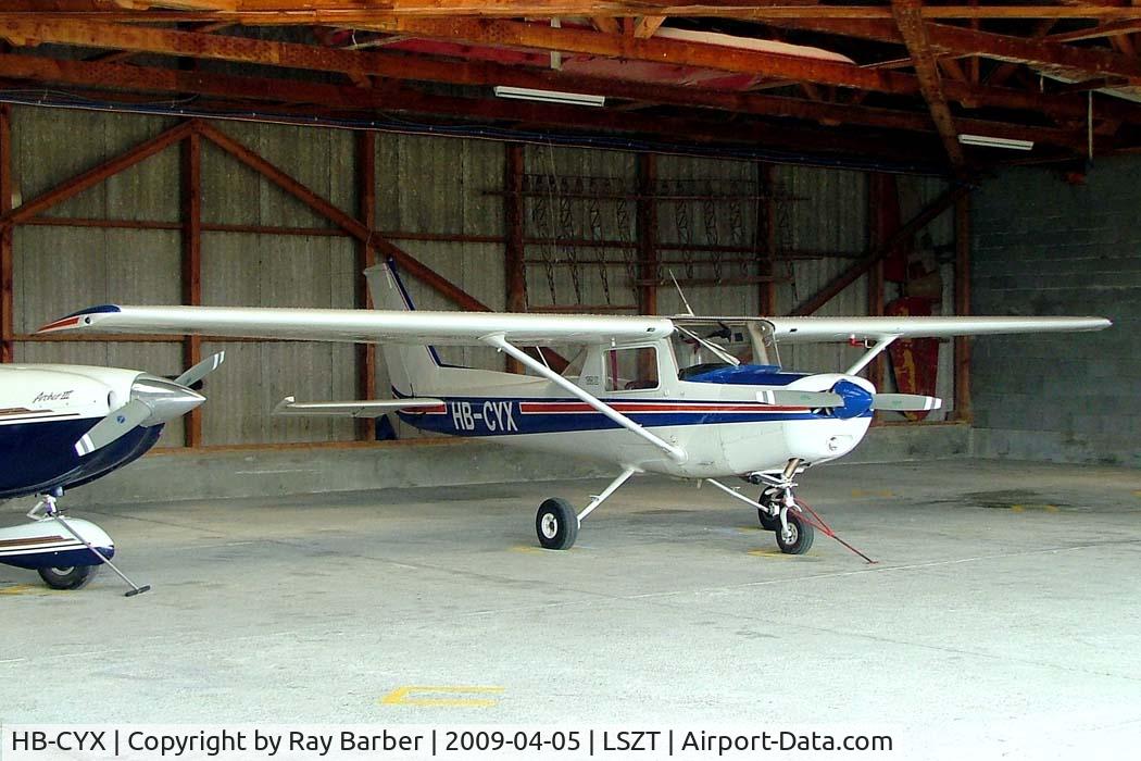 HB-CYX, 1979 Cessna 152 C/N 15283756, Cessna 152 [152-83756] Lommis~HB 05/04/2009