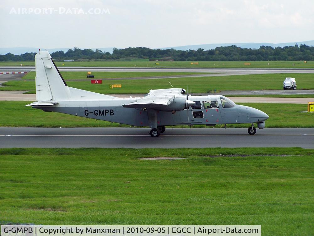 G-GMPB, 2002 Pilatus Britten-Norman BN-2T-4S Defender 4000 C/N 4011, Manchester Police Bn-2 Departing