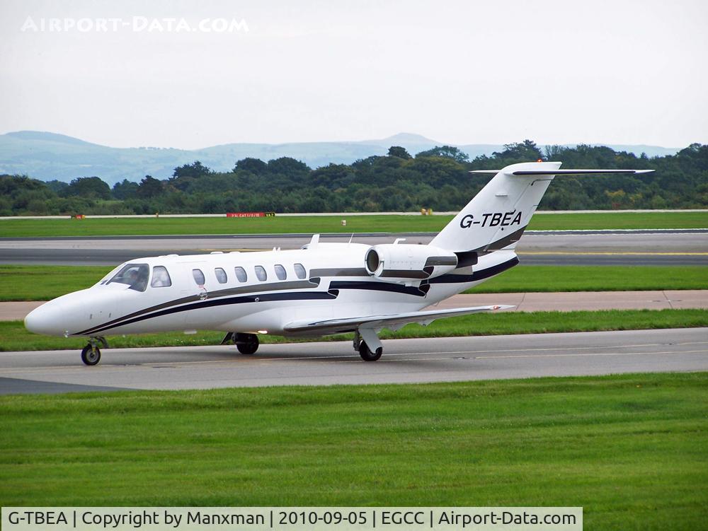 G-TBEA, 2003 Cessna 525A CitationJet CJ2 C/N 525A-0191, Arriving at MAN