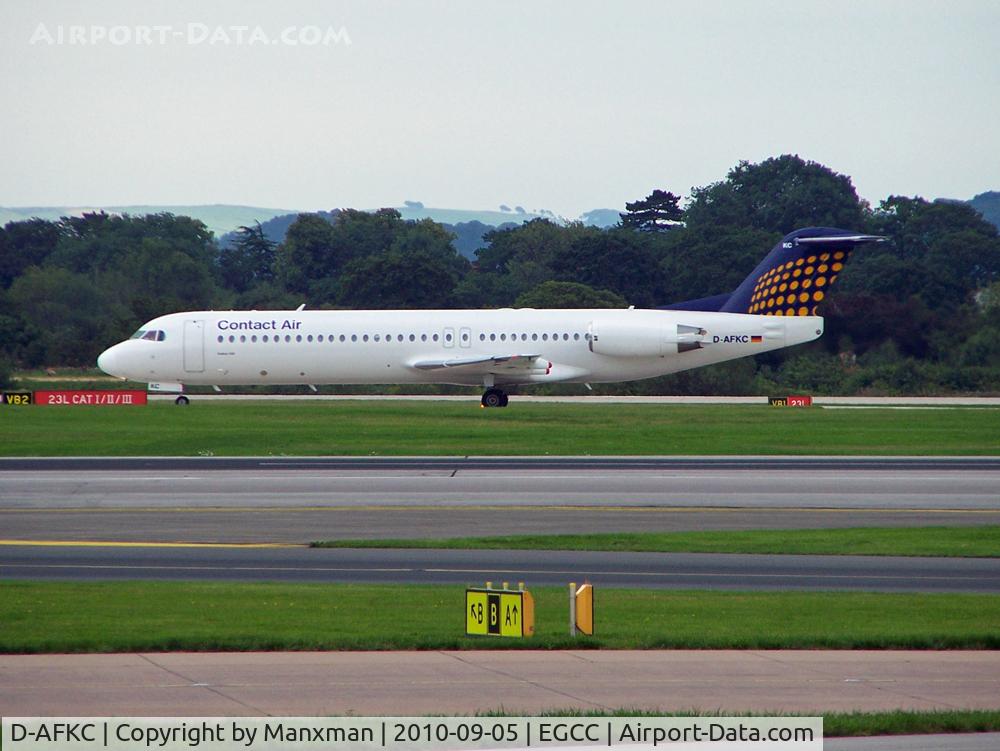 D-AFKC, 1996 Fokker 100 (F-28-0100) C/N 11496, Another Lufthansa, this time an F100.