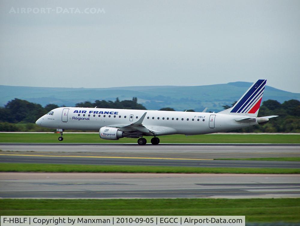 F-HBLF, 2008 Embraer 190AR (ERJ-190-100IGW) C/N 19000158, Air France E190 F-HBLF departs