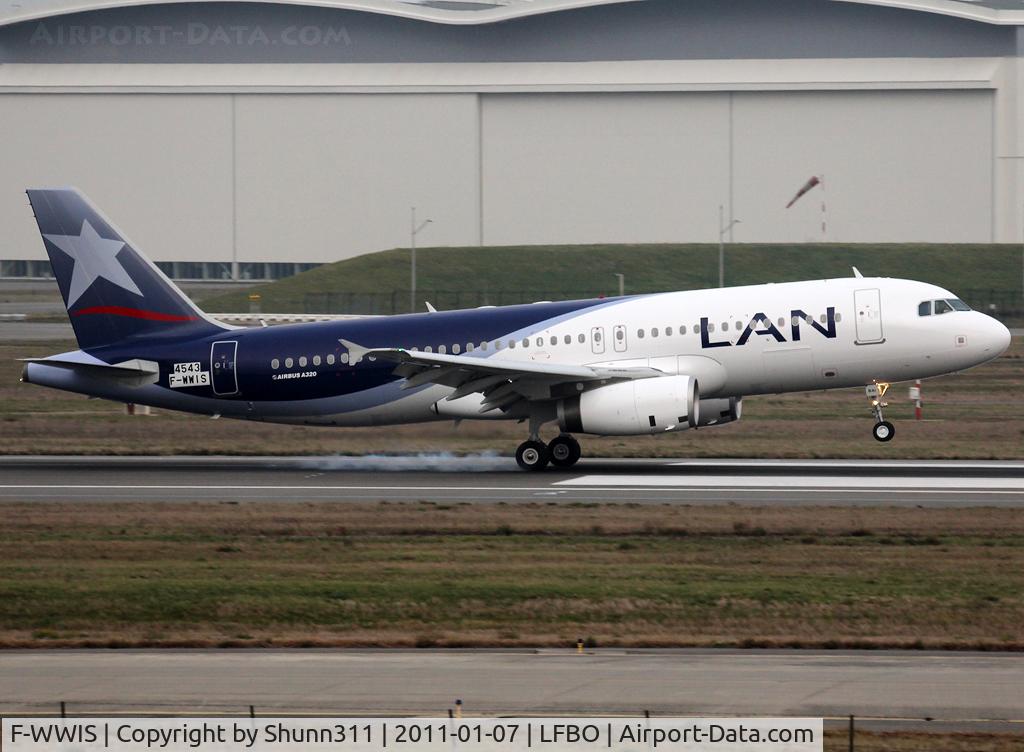 F-WWIS, 2010 Airbus A320-233 C/N 4543, C/n 4543 - To be CC-BAI