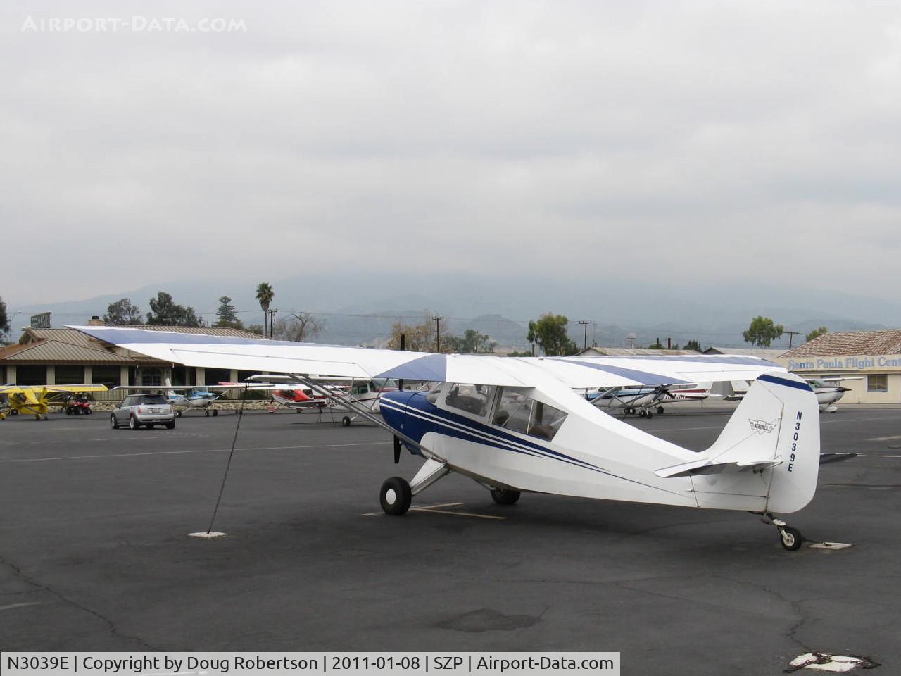 N3039E, 1946 Aeronca 7AC Champion C/N 7AC-6625, 1946 Aeronca 7AC CHAMPION, Continental O-200 100 Hp upgrade by STC