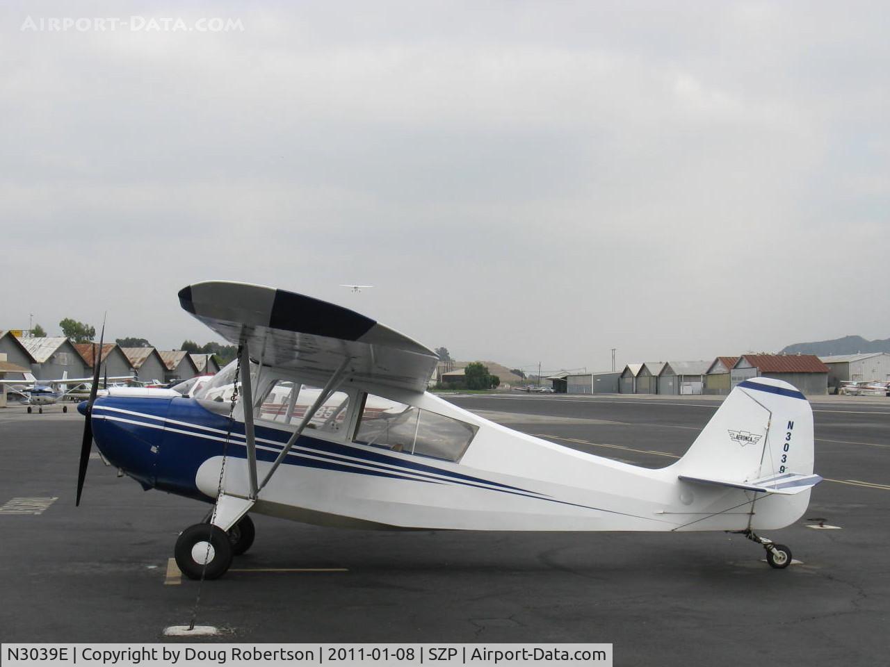 N3039E, 1946 Aeronca 7AC Champion C/N 7AC-6625, 1946 Aeronca 7AC CHAMPION, Continental O-200 100 Hp upgrade by STC
