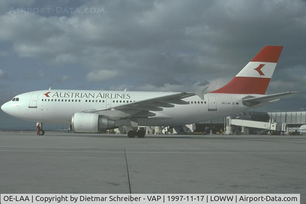 OE-LAA, 1988 Airbus A310-304 C/N 489, Austrian Airlines Airbus 310