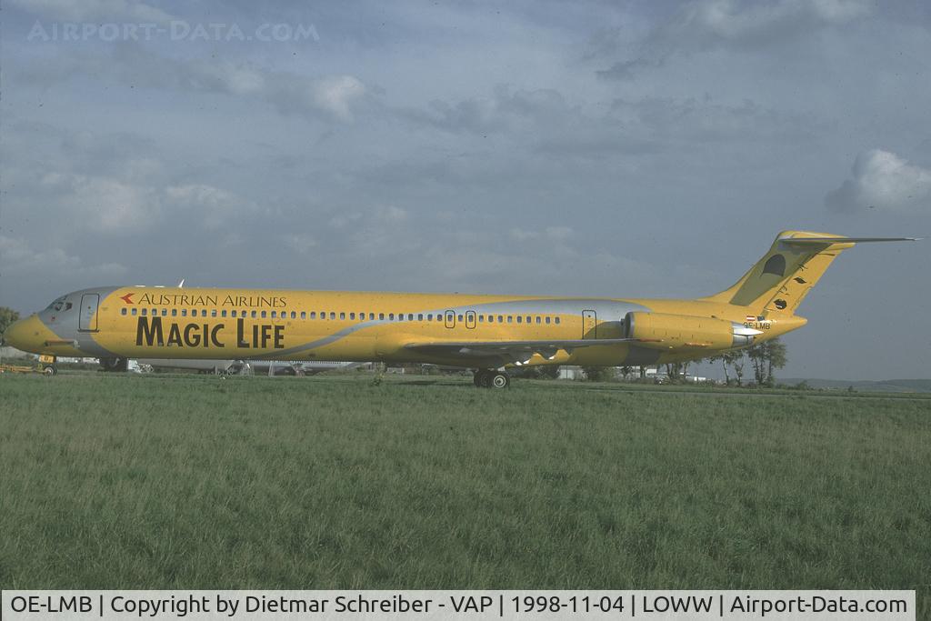 OE-LMB, 1985 McDonnell Douglas MD-82 (DC-9-82) C/N 49279, Austrian Airlines MD80