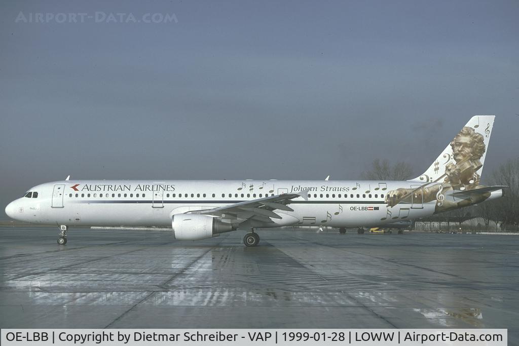 OE-LBB, 1995 Airbus A321-111 C/N 570, Austrian Airlines Airbus 321