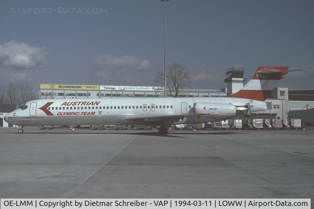 OE-LMM, 1993 McDonnell Douglas MD-83 (DC-9-83) C/N 53377, Austrian Airlines MD87