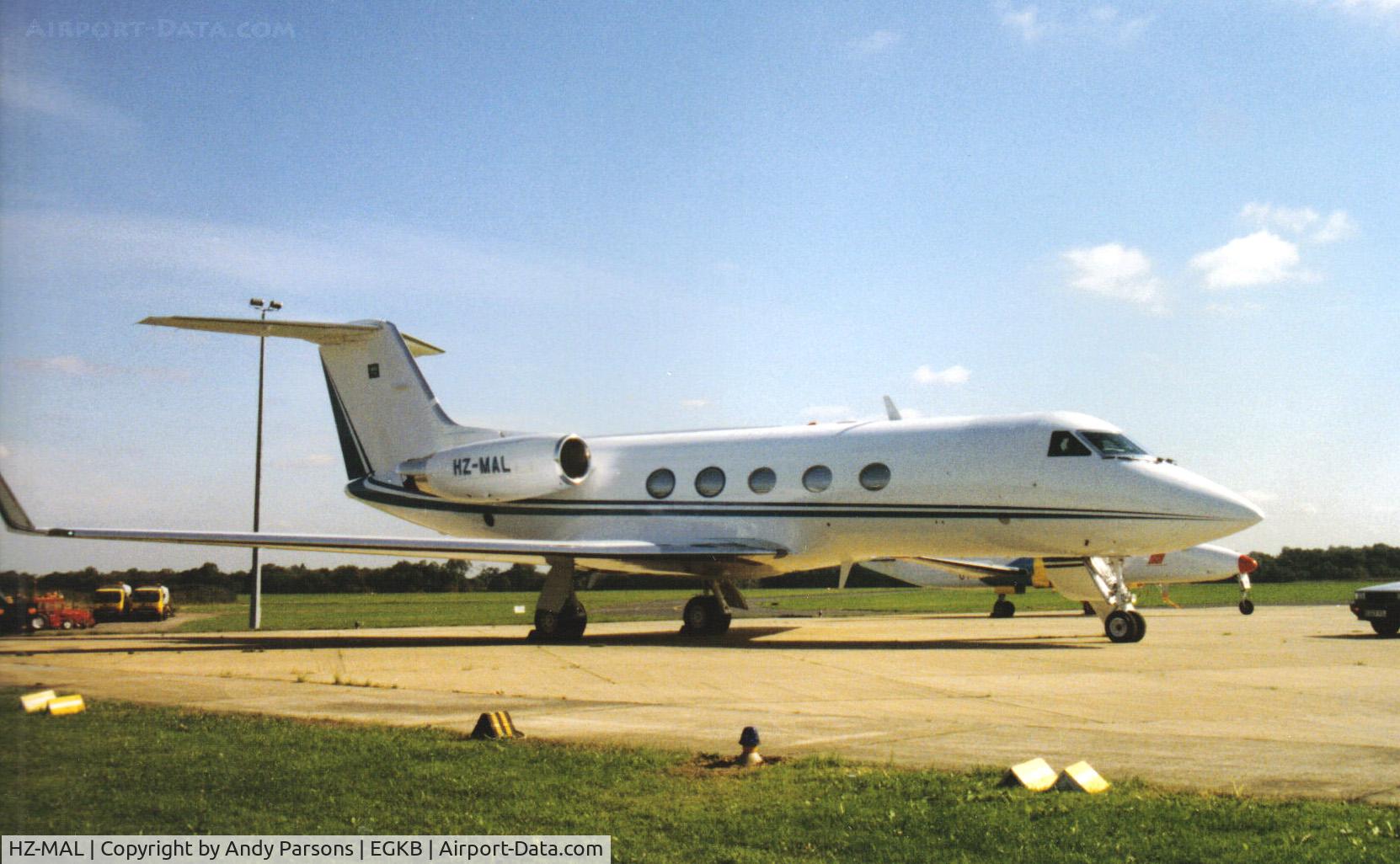 HZ-MAL, 1983 Gulfstream Aerospace G-1159A Gulfstream III C/N 379, Taken at Biggin Hill in the early 80