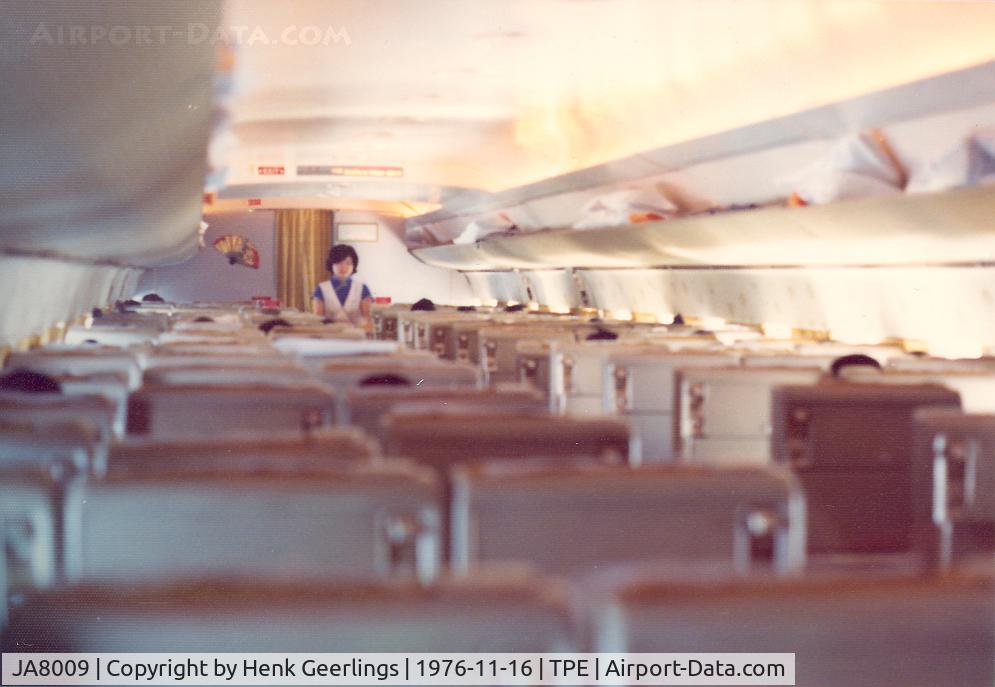 JA8009, 1963 Douglas DC-8-53 C/N 45664, JAA - Japan Asia , Y-class Cabin , DC-8-53