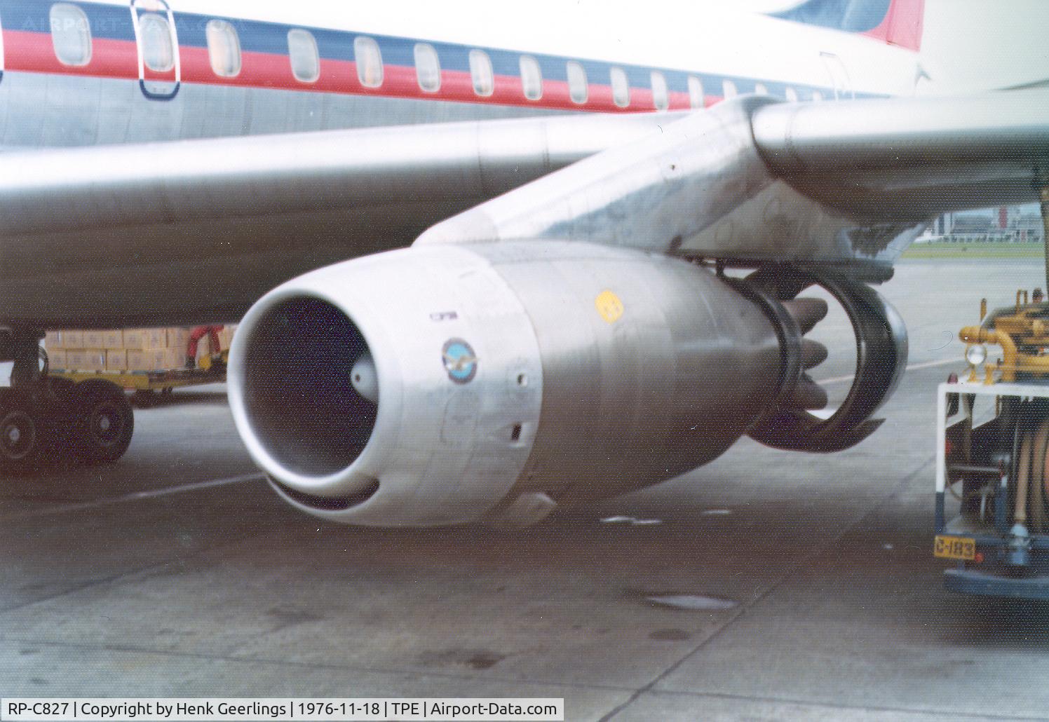 RP-C827, 1960 Douglas DC-8-33 C/N 45378, Philippine Airlines, Engine DC-8-32