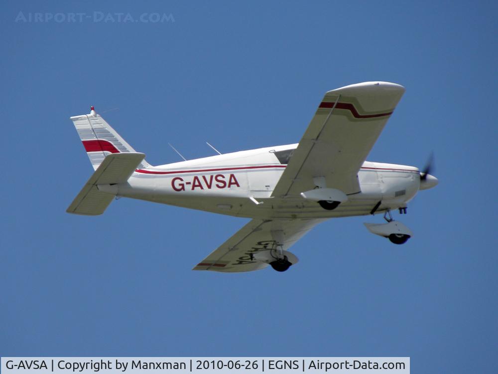 G-AVSA, 1967 Piper PA-28-180 Cherokee C/N 28-4184, Climbing out of IOM
