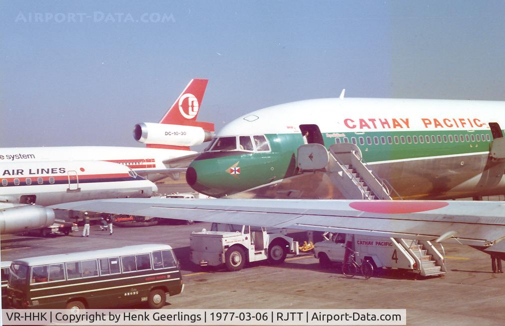 VR-HHK, 1975 Lockheed L-1011-385-1-15 TriStar 100 C/N 193T-1118, Cathay Pacific , TriStar 100