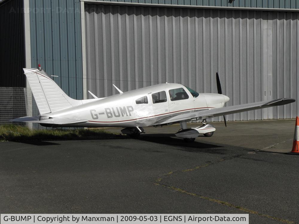 G-BUMP, 1977 Piper PA-28-181 Cherokee Archer II C/N 28-7790437, Parked outside the Woodgate Aviation Hangar
