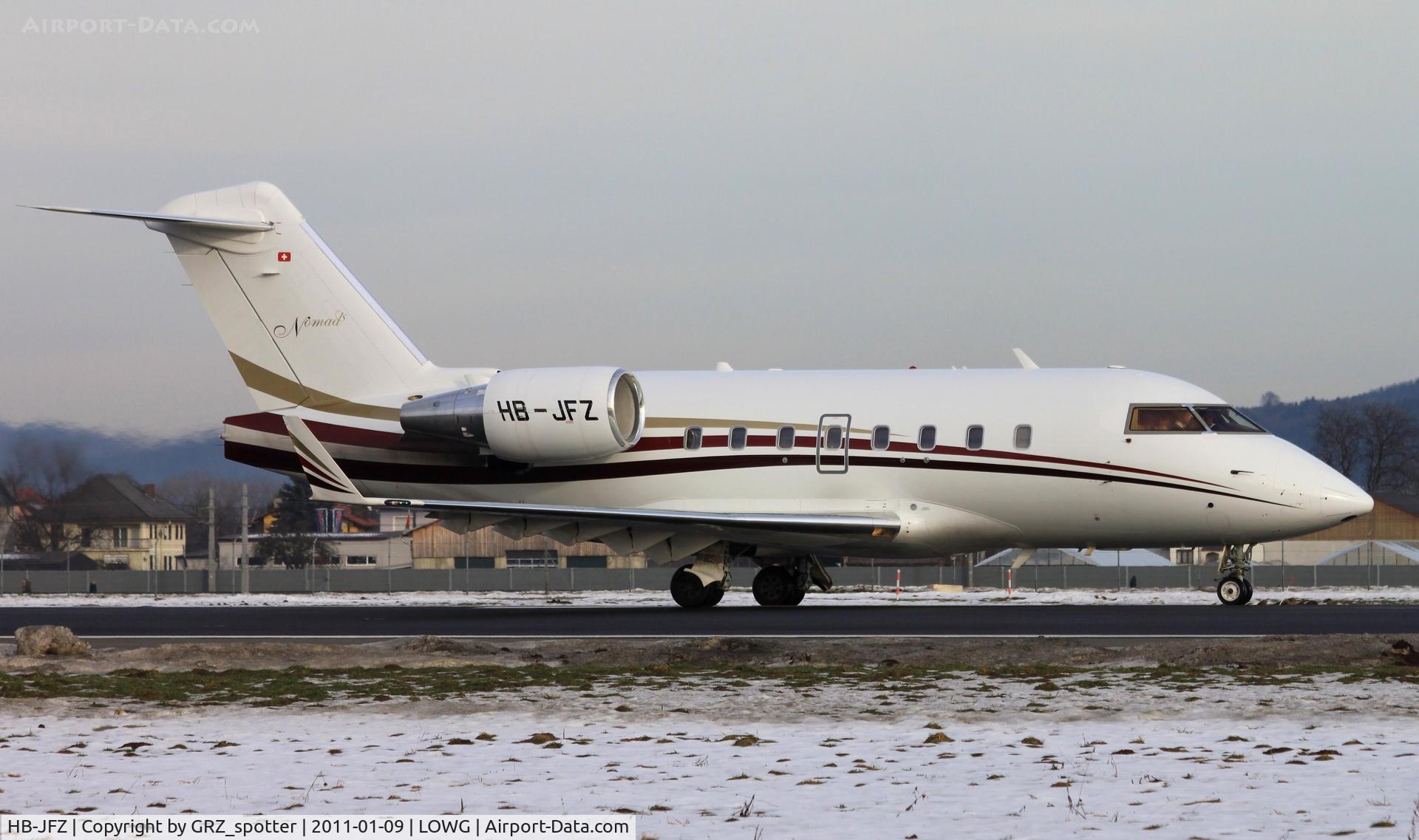 HB-JFZ, 2001 Canadair Challenger 604 (CL-600-2B16) C/N 5510, ...