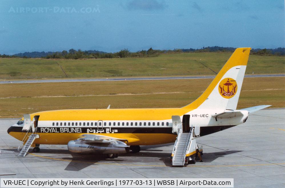 VR-UEC, 1975 Boeing 737-2M6 C/N 21138, Royal Brunei B737-2M6
