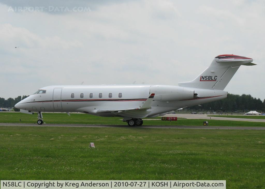 N58LC, 2007 Bombardier Challenger 300 (BD-100-1A10) C/N 20163, EAA AirVenture 2010
