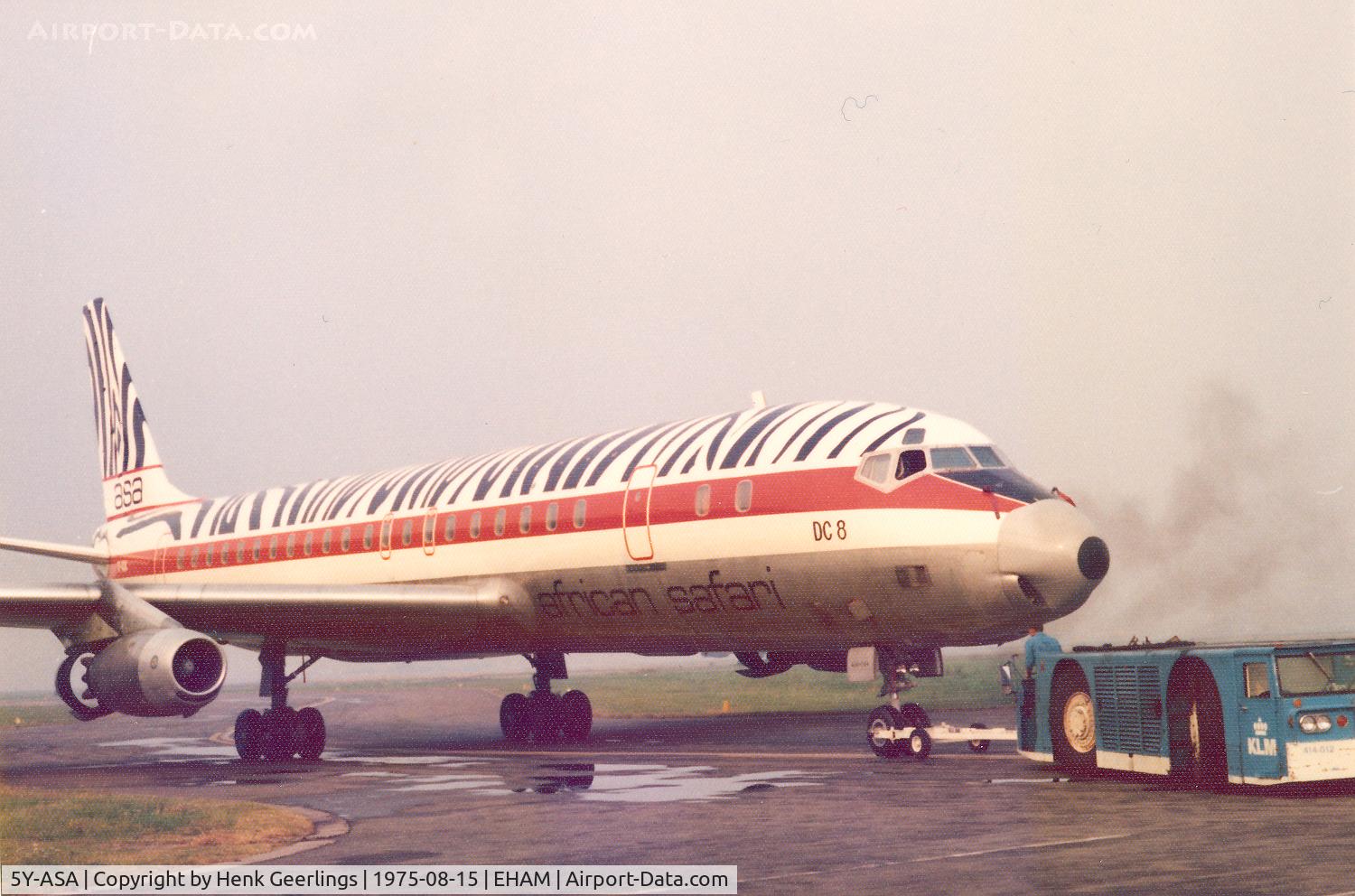 5Y-ASA, 1960 Douglas DC-8-33 C/N 45379, Schiphol - East