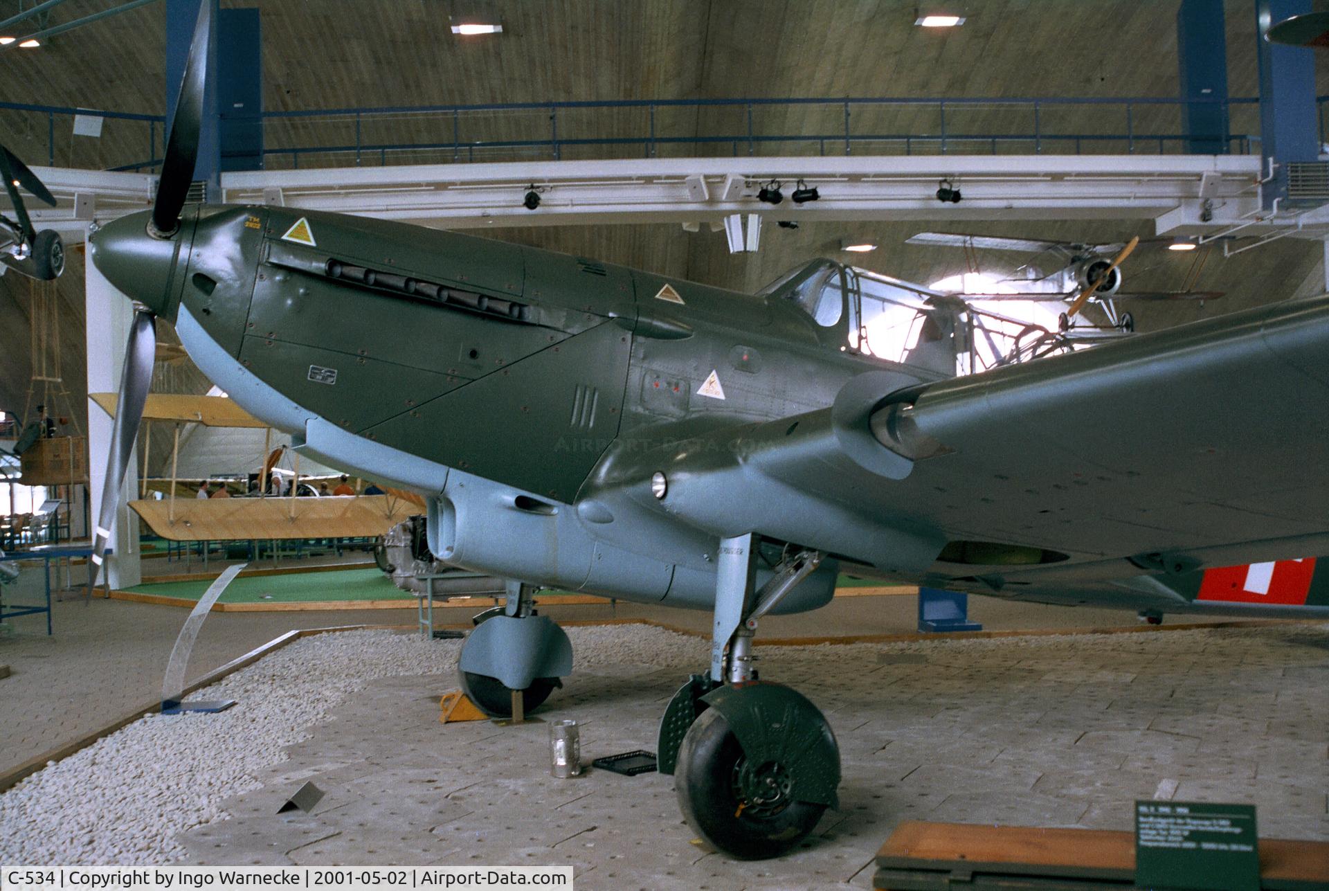 C-534, EKW C-3603-1 C/N 314, Eidgenössische Flugzeugwerke C-3603-1 at the Fliegermuseum Dübendorf
