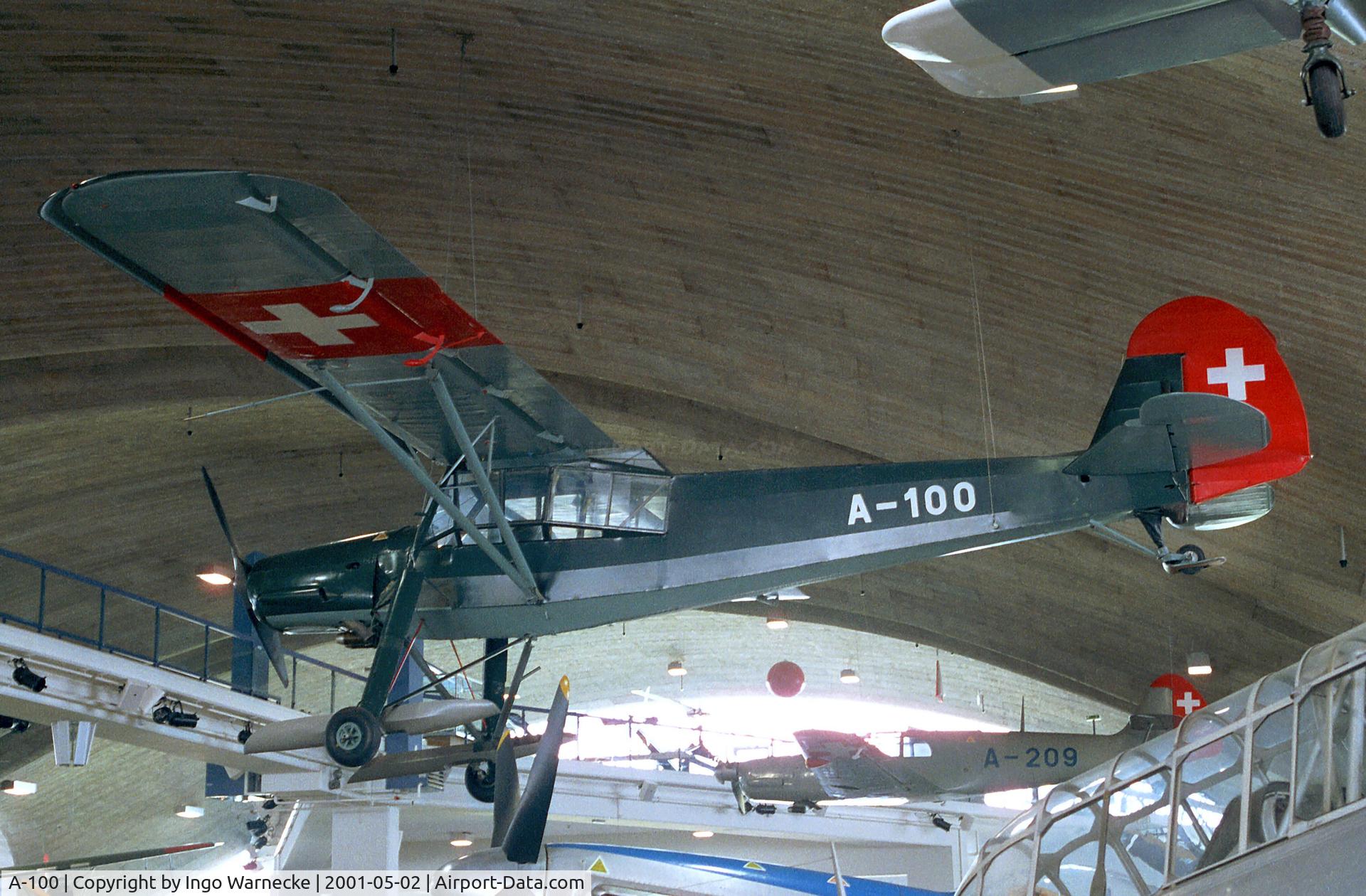A-100, Fieseler Fi-156C-3 Storch C/N 1685, Fieseler Fi 156 C-3 Storch at the Fliegermuseum Dübendorf