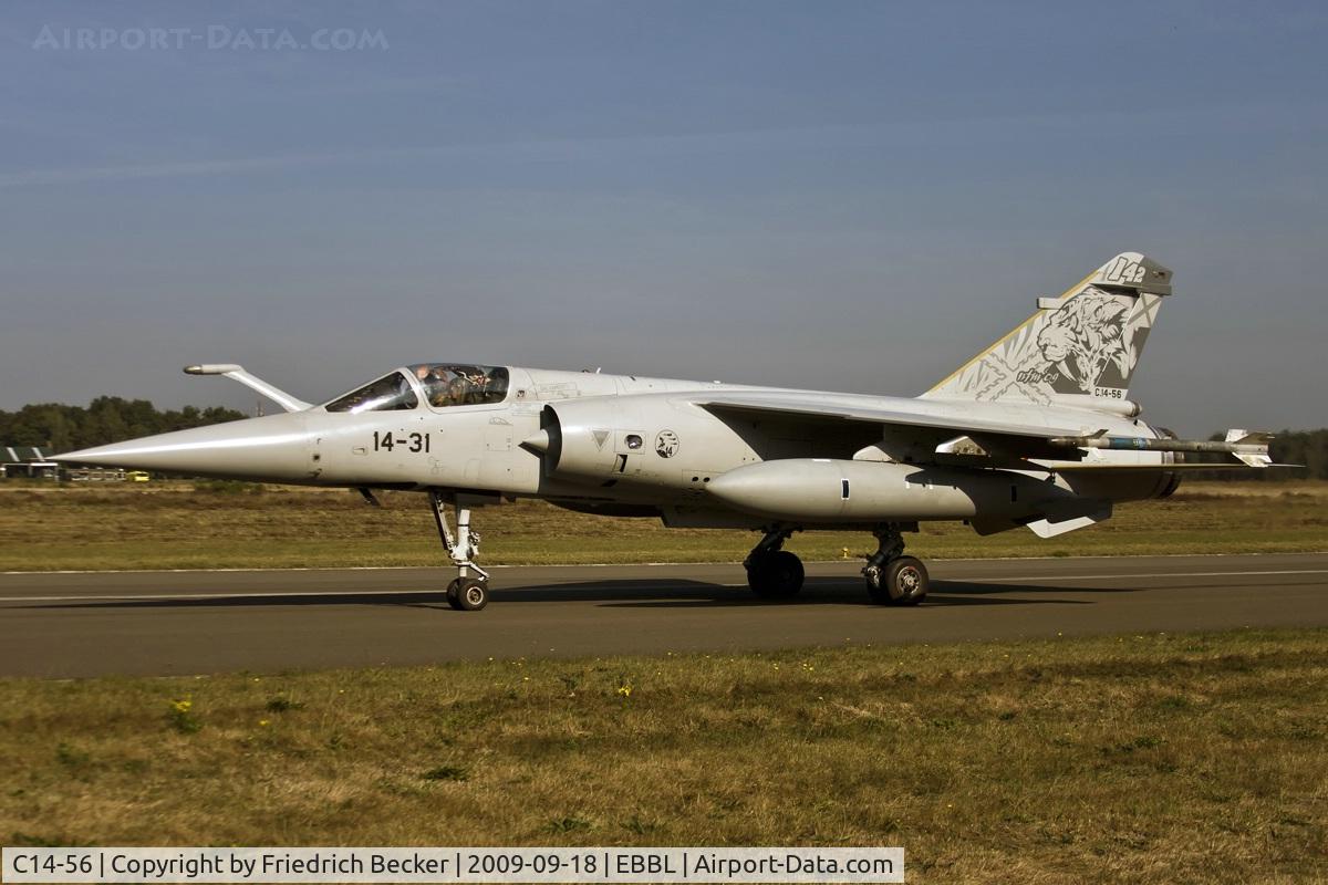 C14-56, Dassault Mirage F.1M C/N 71, taxying to the active