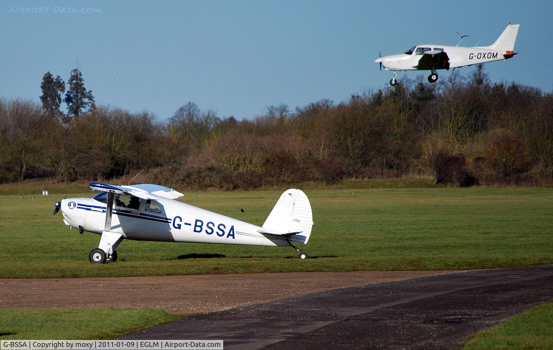 G-BSSA, 1946 Luscombe 8E Silvaire Silvaire C/N 4176, Luscombe 8E Silvaire Deluxe, with wheel spats removed.
