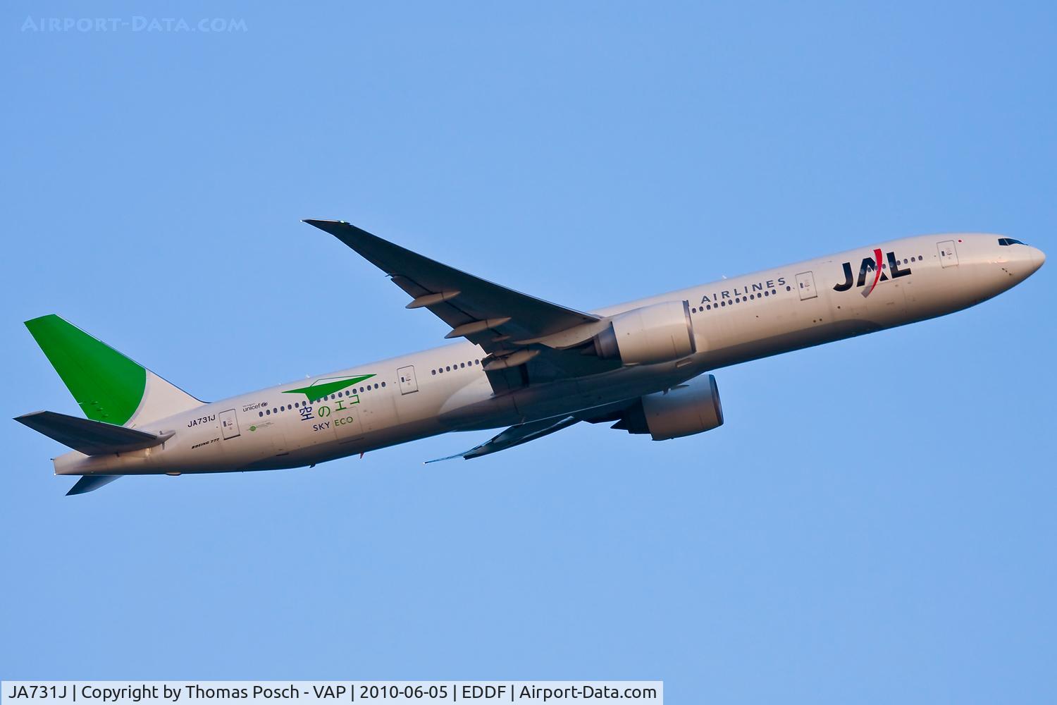 JA731J, 2003 Boeing 777-346/ER C/N 32431, Japan Airlines - JAL