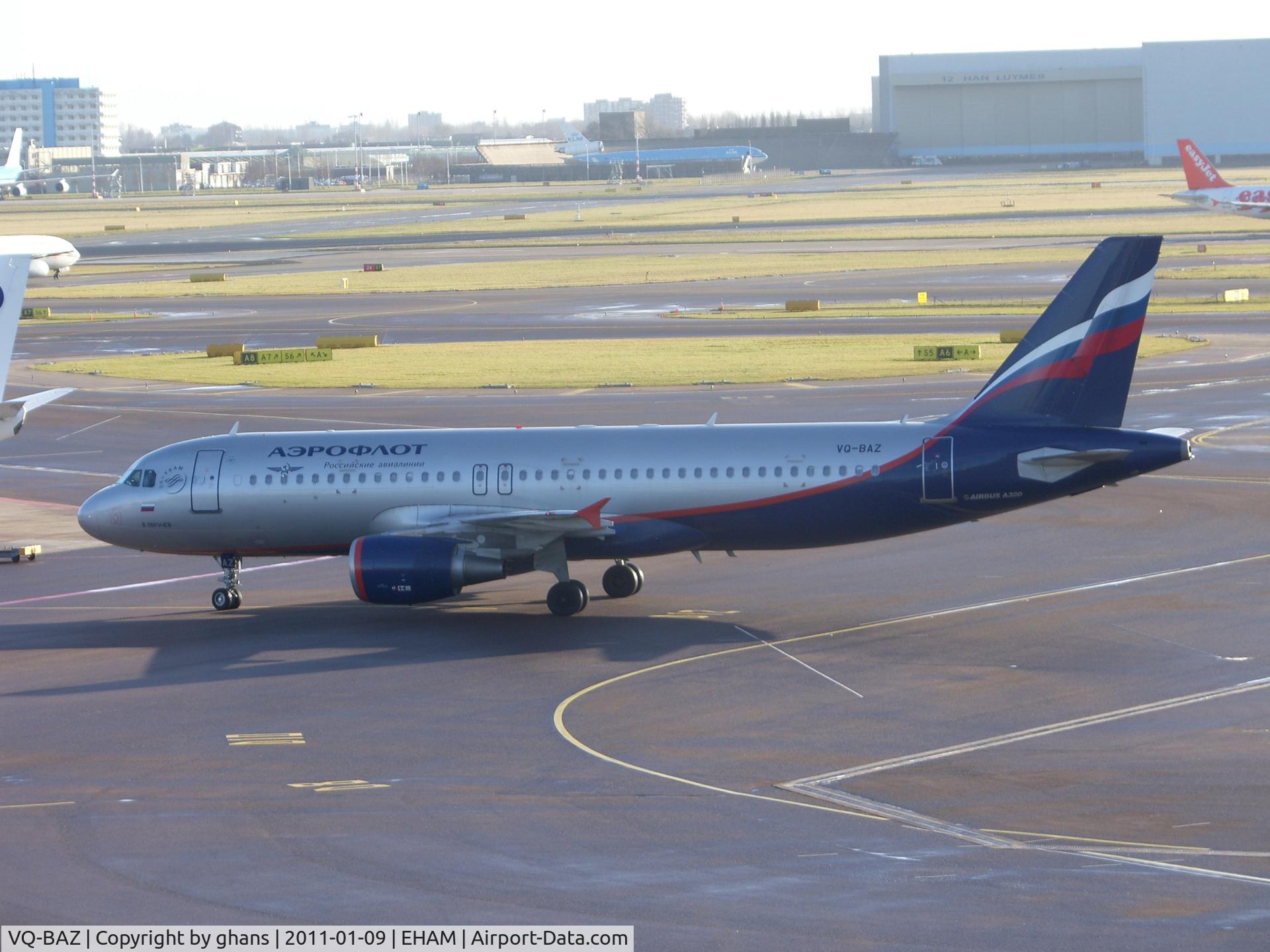 VQ-BAZ, 2009 Airbus A320-214 C/N 3789, Aeroflot 320