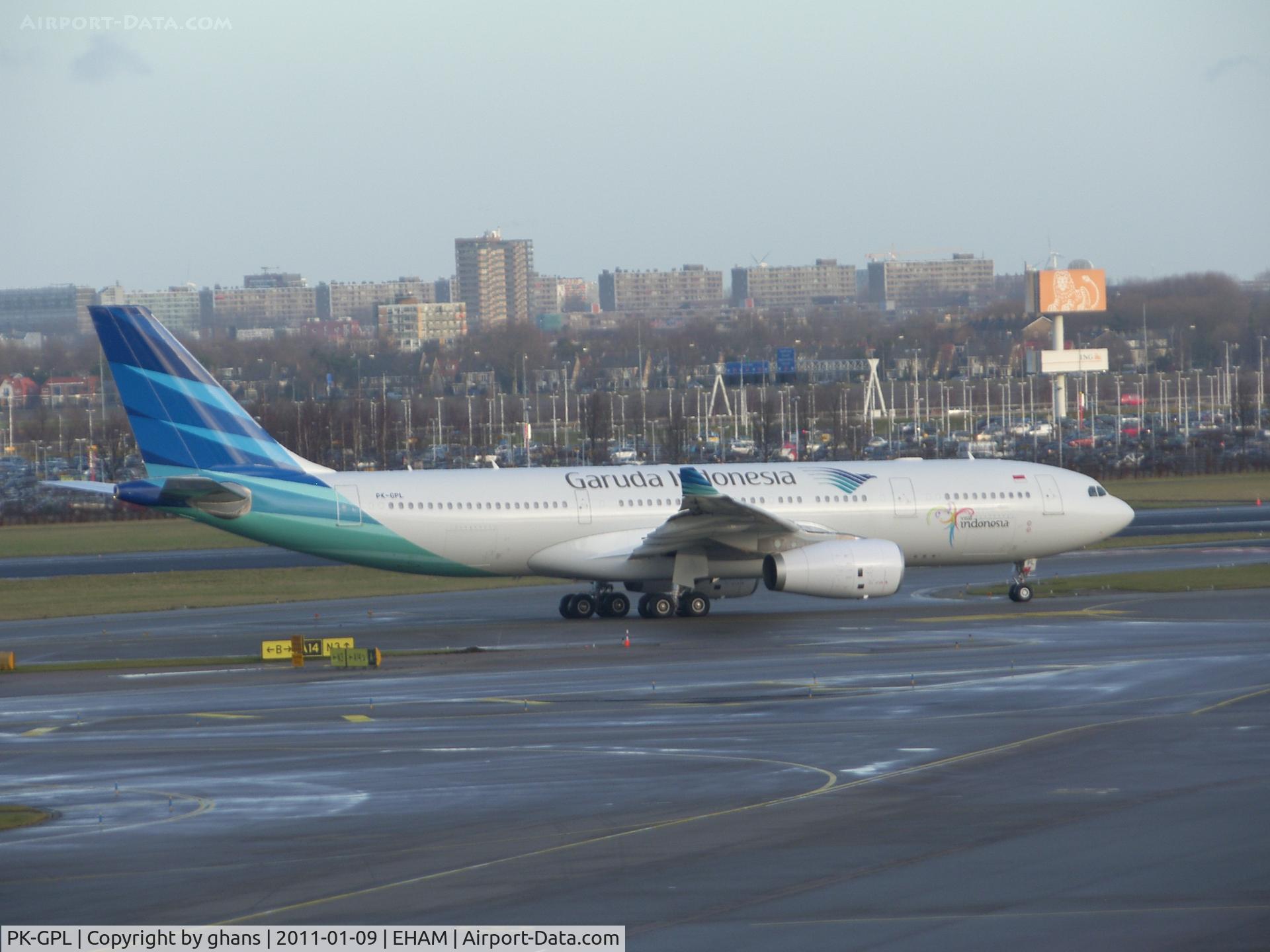 PK-GPL, 2010 Airbus A330-243 C/N 1184, delivered 2010.12.16 and first visiting EHAM