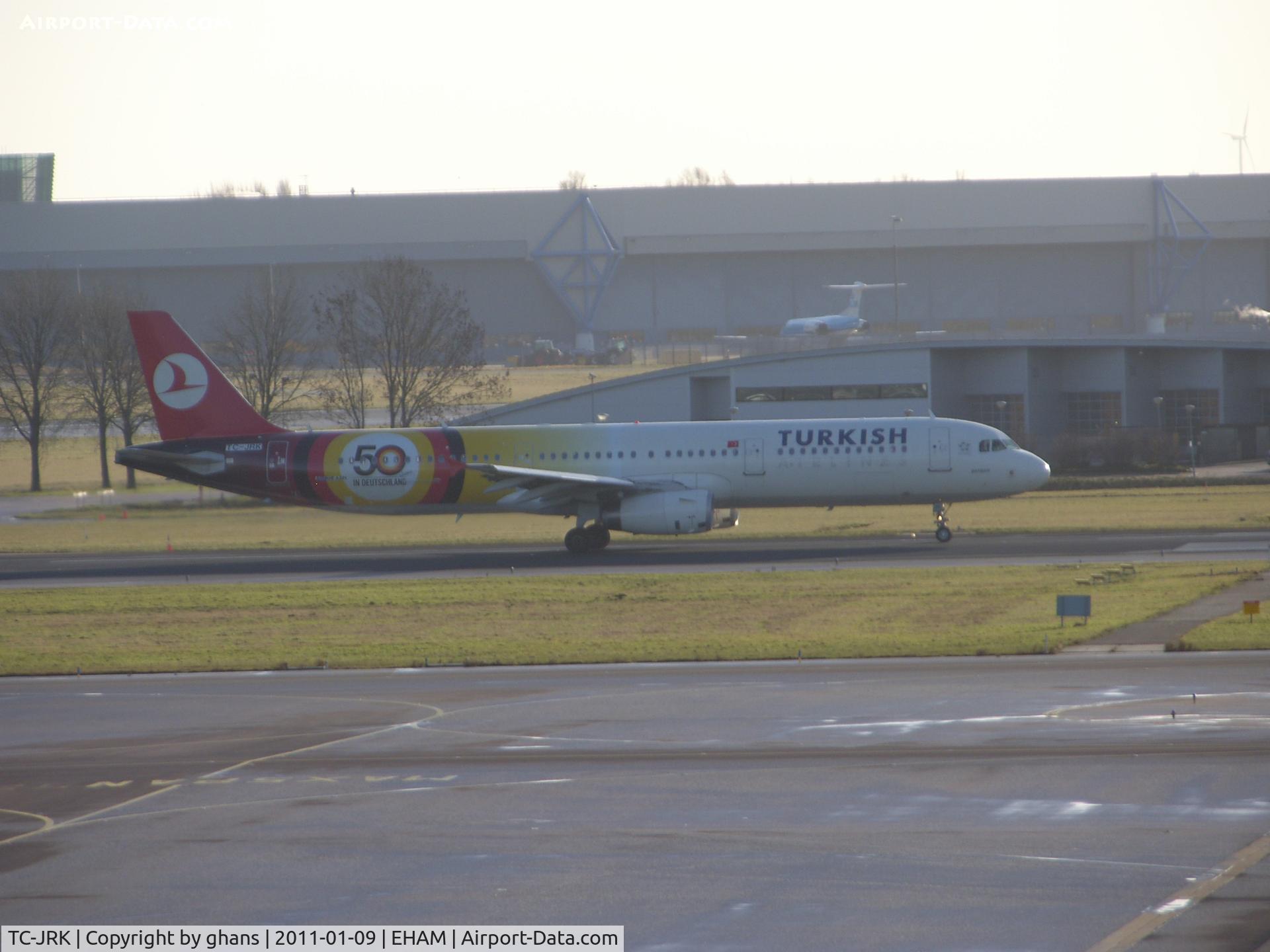 TC-JRK, 2008 Airbus A321-231 C/N 3525, 50 years Turkish Airlines services in Germany