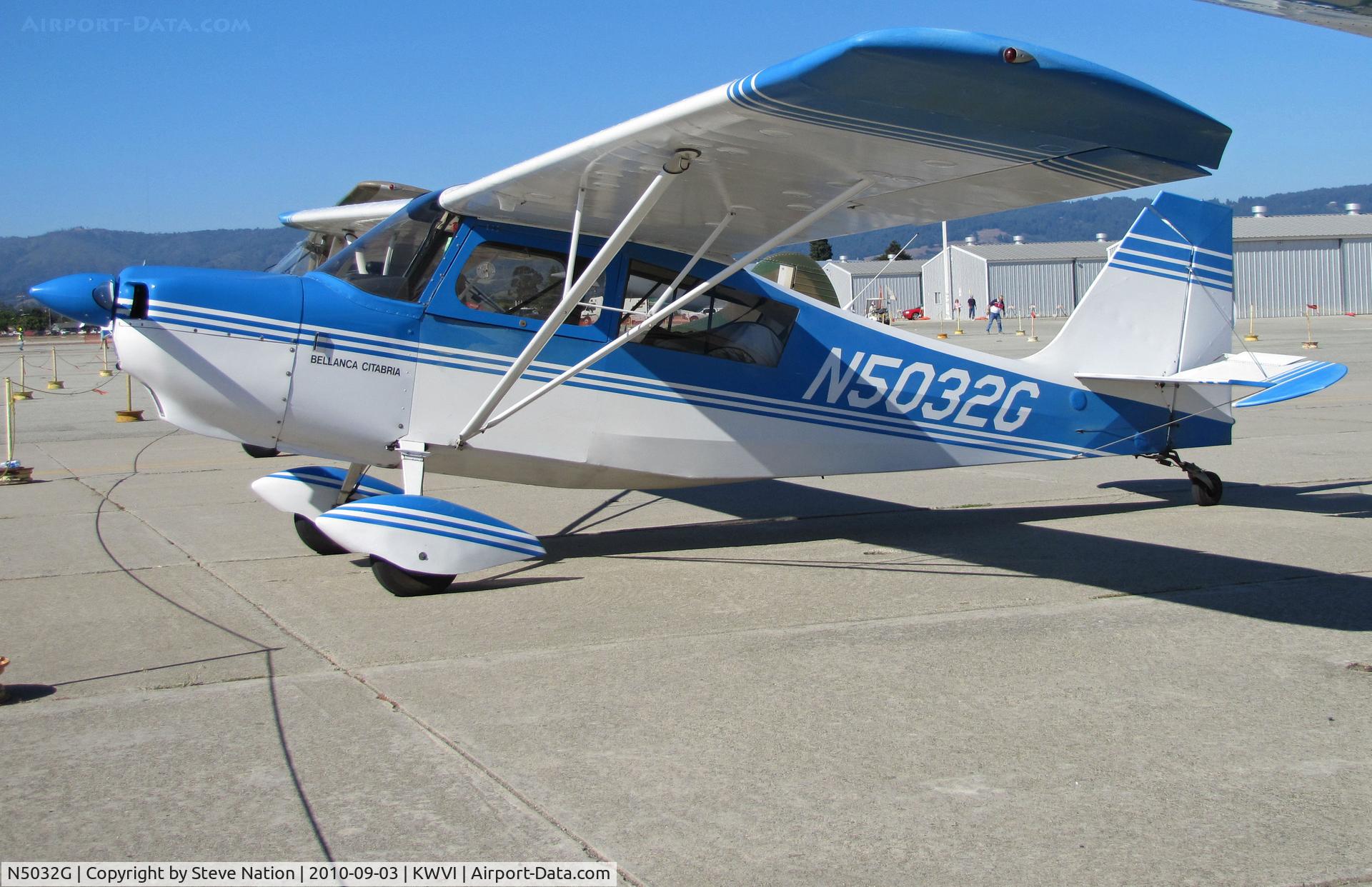 N5032G, 1978 Bellanca 7ECA Citabria C/N 1283-79, Reid-Hillview Airport (San Jose, CA)-based 1978 Bellanca 7ECA  @ 2010 Watsonville Fly-In